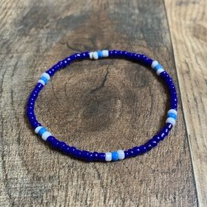 NWOT evil eye handmade seed bead bracelet